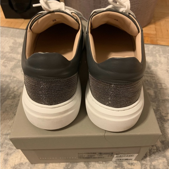Fabiana Filippi Grey Sneakers size 8 - Picture 5 of 6